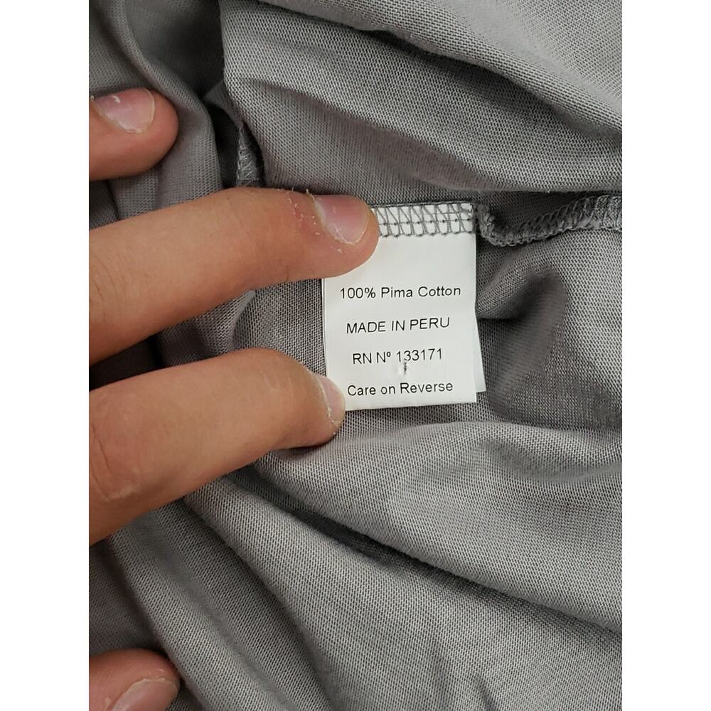 Planet Gray Loose Fit Cutoff Sleeve Cotton Made in Peru One Size Fits All - Picture 7 of 9